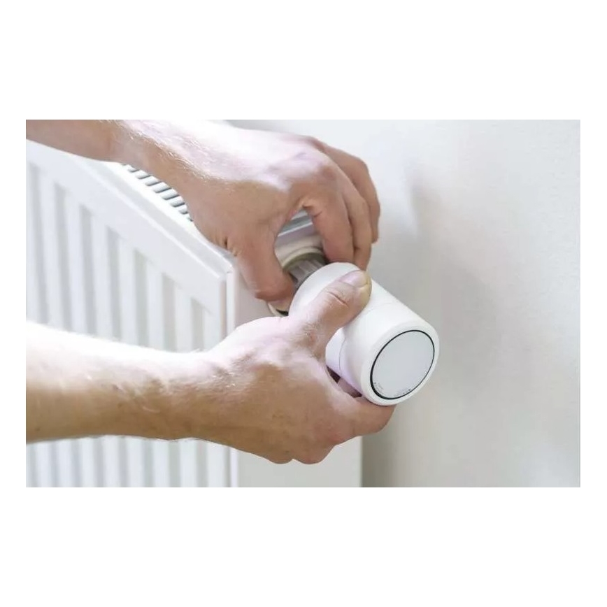 Tête thermostatique connectée avec écran LCD GoSmart M30x1,5 2xAA/1,5V Tuya