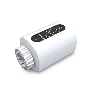 Tête thermostatique intelligente Wi‑Fi Tuya, 3x piles AA