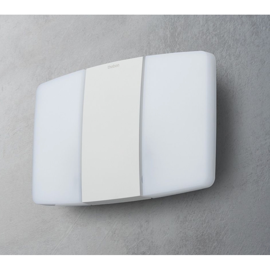 theben - LED Projecteur mural 2xLED/10W/230V blanc IP55