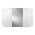 theben - LED-Wandstrahler 2xLED/10W/230V silber IP55