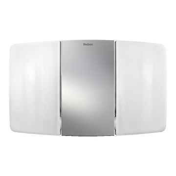 theben - LED-Wandstrahler 2xLED/10W/230V silber IP55