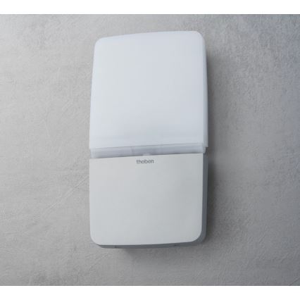 theben - LED-Wandstrahler LED/11W/230V silber IP55