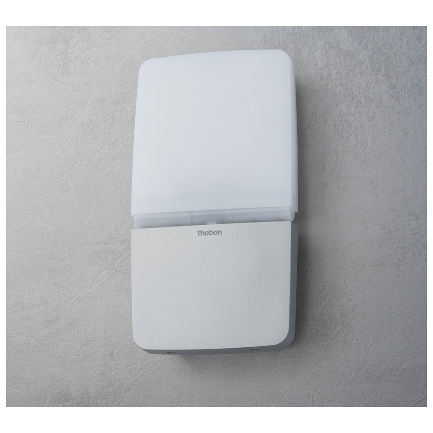 theben - LED-Wandstrahler LED/11W/230V silber IP55