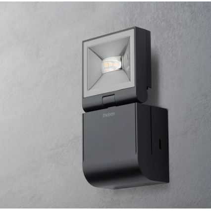 theben - projecteur mural LED/10W/230V noir IP55