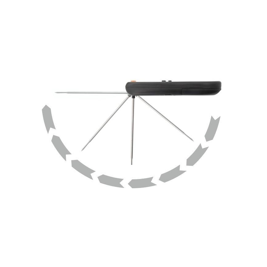 Thermomètre à viande numérique pliable 0-300°C 2xAAA