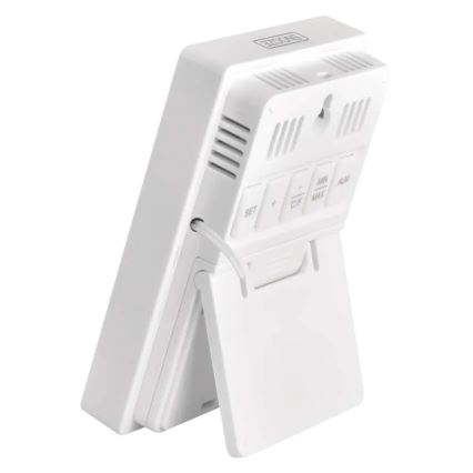 Thermomètre numérique avec hygromètre, 2x AAA, blanc