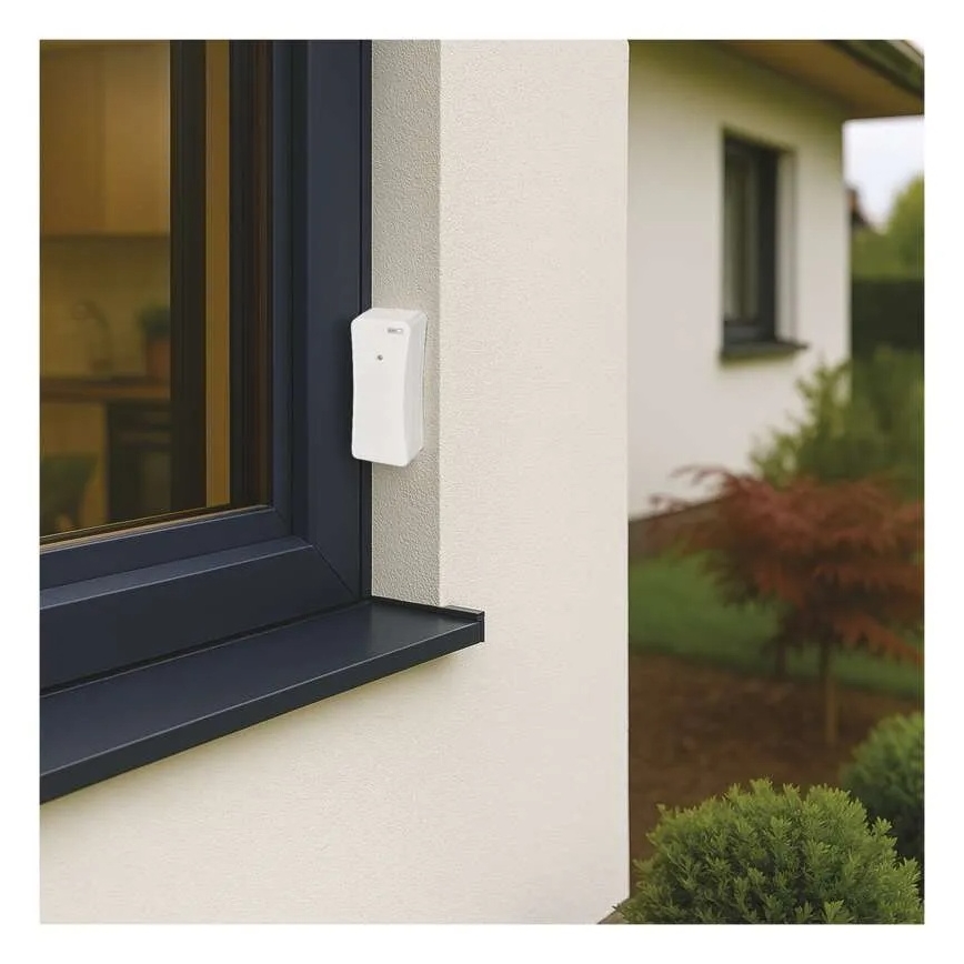 Thermomètre numérique avec hygromètre 2xAAA blanc