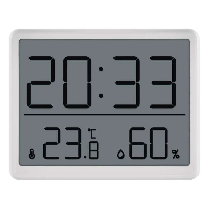 Thermomètre sans fil avec hygromètre 1xCR2032 blanc