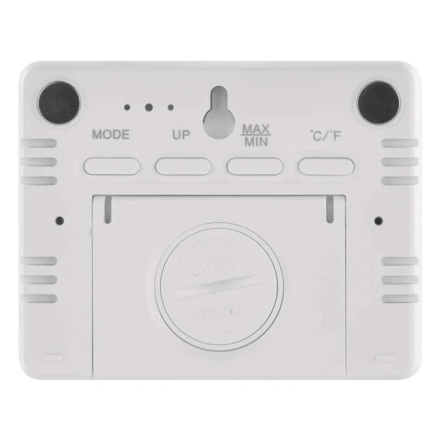 Thermomètre sans fil avec hygromètre 1xCR2032 blanc