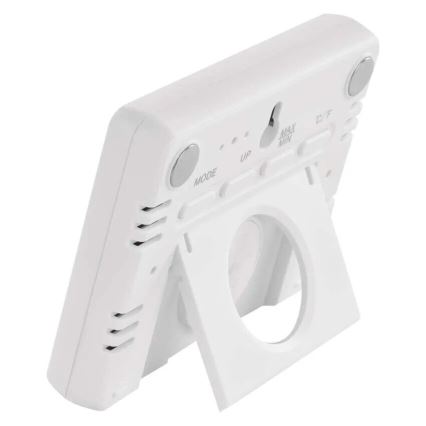 Thermomètre sans fil avec hygromètre 1xCR2032 blanc
