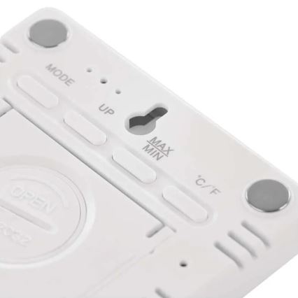 Thermomètre sans fil avec hygromètre 1xCR2032 blanc