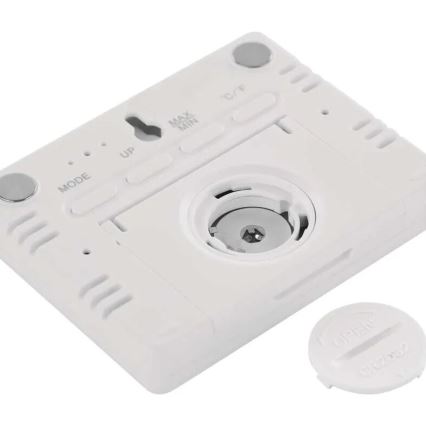 Thermomètre sans fil avec hygromètre 1xCR2032 blanc
