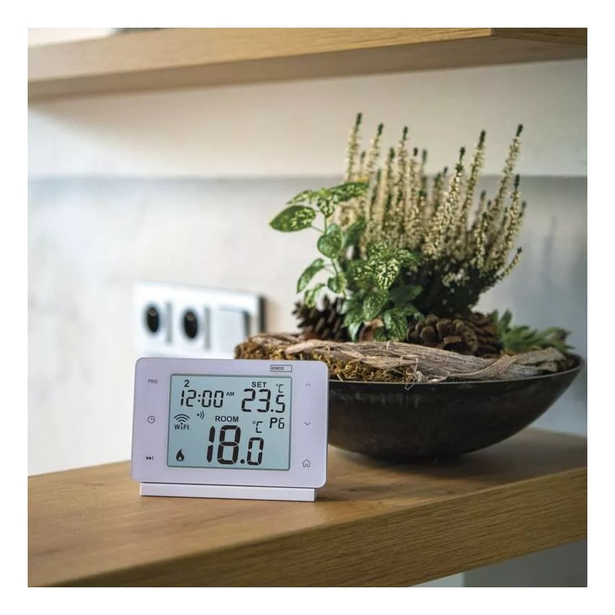 Thermostat numérique sans fil GoSmart 230V/16A Wi-FI Tuya