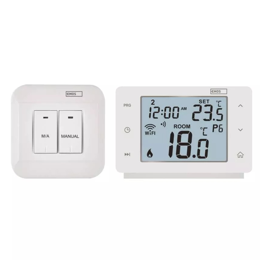 Thermostat numérique sans fil GoSmart 230V/16A Wi-FI Tuya