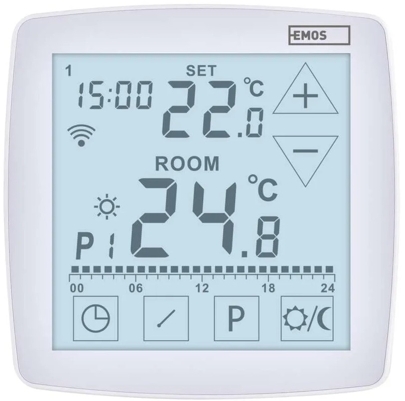 Thermostat numérique sans fil GoSmart 230V/16A Wi‑Fi Tuya