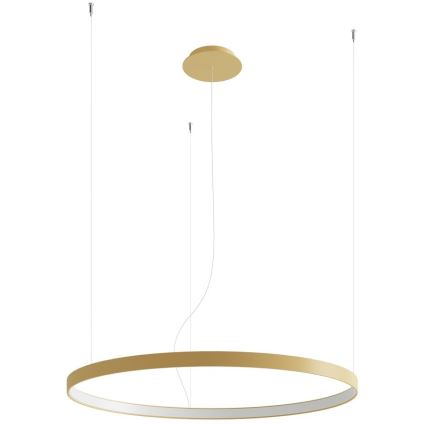 Thoro TH.174 - Lampadario LED a sospensione con filo RIO LED/50W/230V CRI 90 3000K diametro 78 cm oro