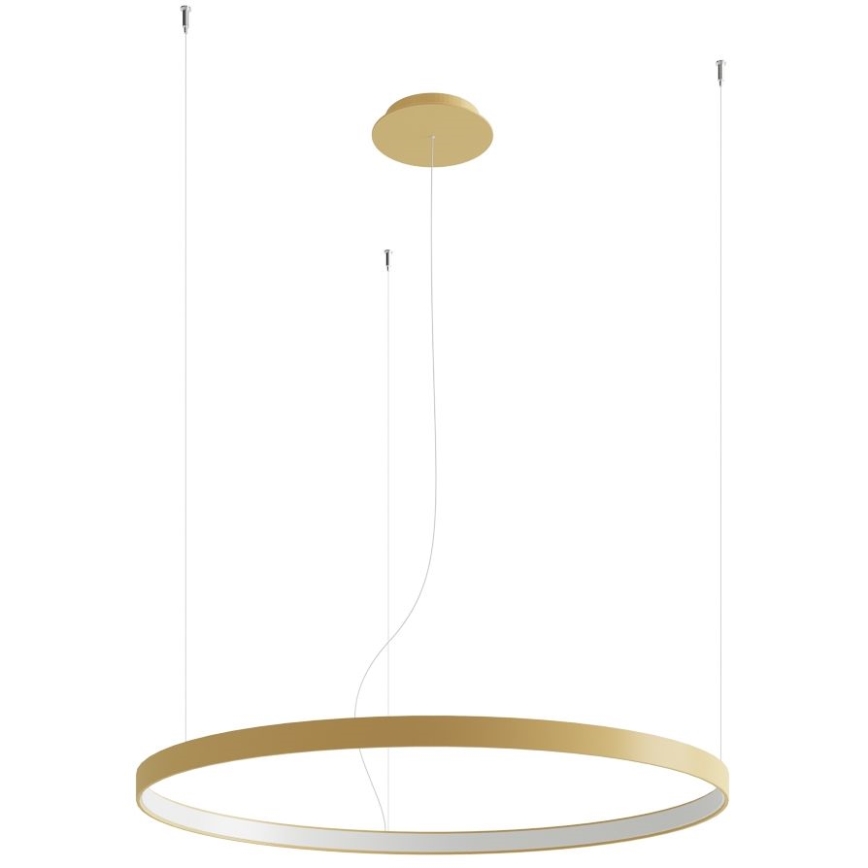 Thoro TH.174 - Lampadario LED a sospensione con filo RIO LED/50W/230V CRI 90 3000K diametro 78 cm oro