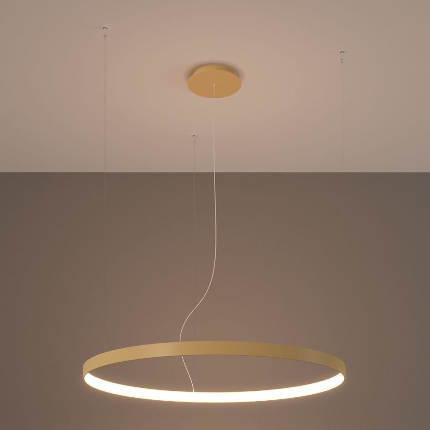 Thoro TH.174 - LED-Hängeleuchte RIO LED/50W/230V CRI 90 3000K d 78 cm golden