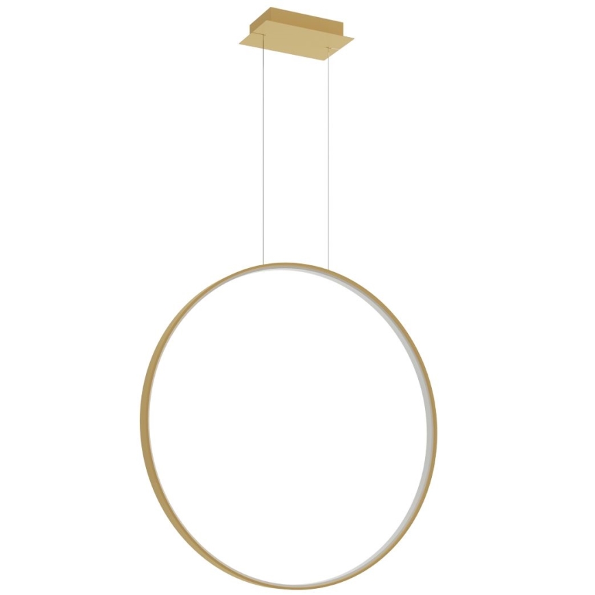Thoro TH.175 - Lampadario LED a sospensione con filo RIO LED/50W/230V CRI 90 3000K diametro 78 cm oro