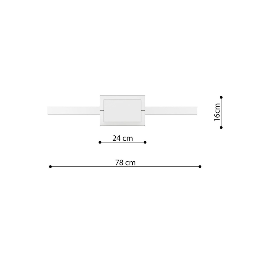 Thoro TH.175 - Lampadario LED a sospensione con filo RIO LED/50W/230V CRI 90 3000K diametro 78 cm oro