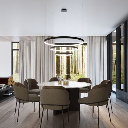 Thoro TH.178 - Lampadario LED a sospensione con filo RIO LED/80W/230V CRI 95 4000K bianco