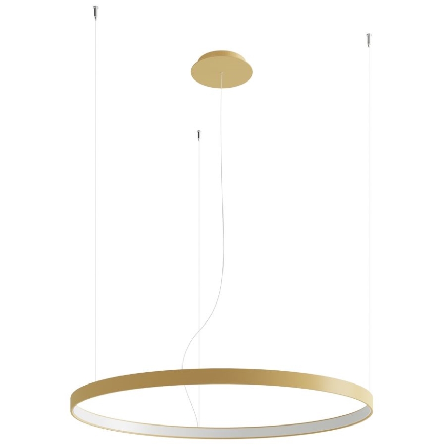 Thoro TH.181 - LED  Lampadario a sospensione con filo RIO LED /50W/230V CRI 95 4000K diametro 78 cm oro