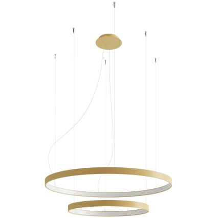 Thoro TH.214 - Lampadario LED a sospensione con filo RIO LED/80W/230V CRI 90 3000K oro