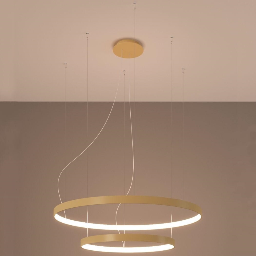 Thoro TH.214 - LED-Hängeleuchte RIO LED/80W/230V CRI 90 3000K golden