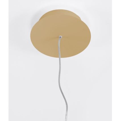 Thoro TH.216 - Lampadario LED a sospensione con filo RIO LED/30W/230V CRI 90 3000K diametro 55 cm oro
