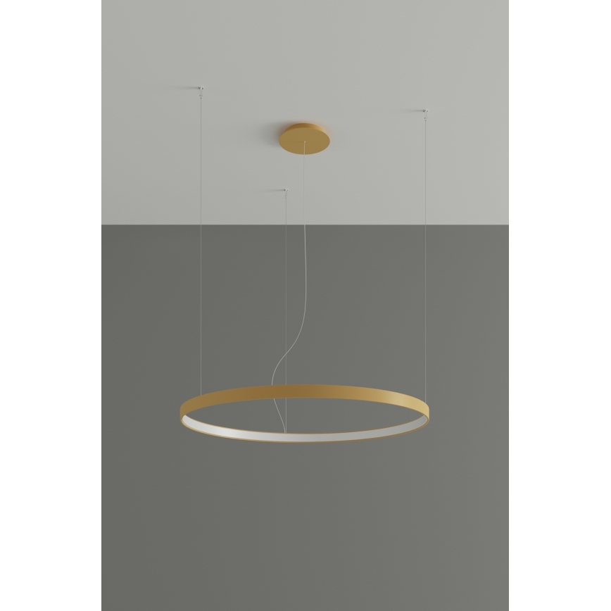 Thoro TH.216 - LED-Hängeleuchte RIO LED/30W/230V CRI 90 3000K d 55 cm golden