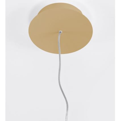Thoro TH.217 - Lampadario LED a sospensione con filo RIO LED/30W/230V CRI 95 4000K diametro 55 cm oro
