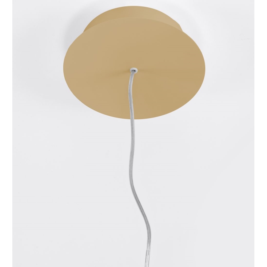 Thoro TH.217 - Lampadario LED a sospensione con filo RIO LED/30W/230V CRI 95 4000K diametro 55 cm oro