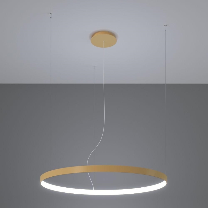 Thoro TH.217 - LED-Hängeleuchte RIO LED/30W/230V CRI 95 4000K d 55 cm golden