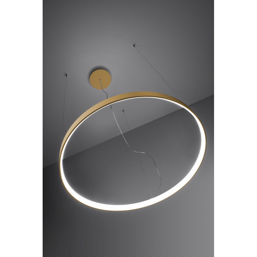 Thoro TH.217 - LED-Hängeleuchte RIO LED/30W/230V CRI 95 4000K d 55 cm golden
