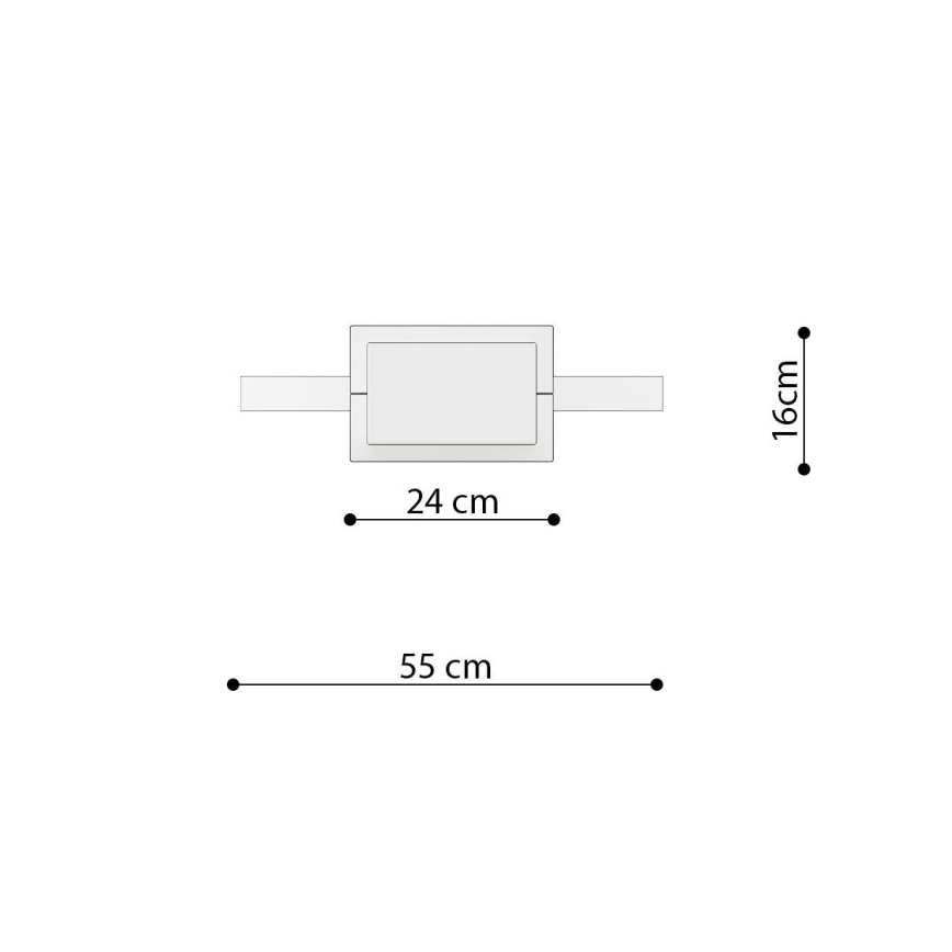Thoro TH.220 - Lampadario LED a sospensione con filo RIO LED/30W/230V CRI 90 3000K diametro 55 cm oro