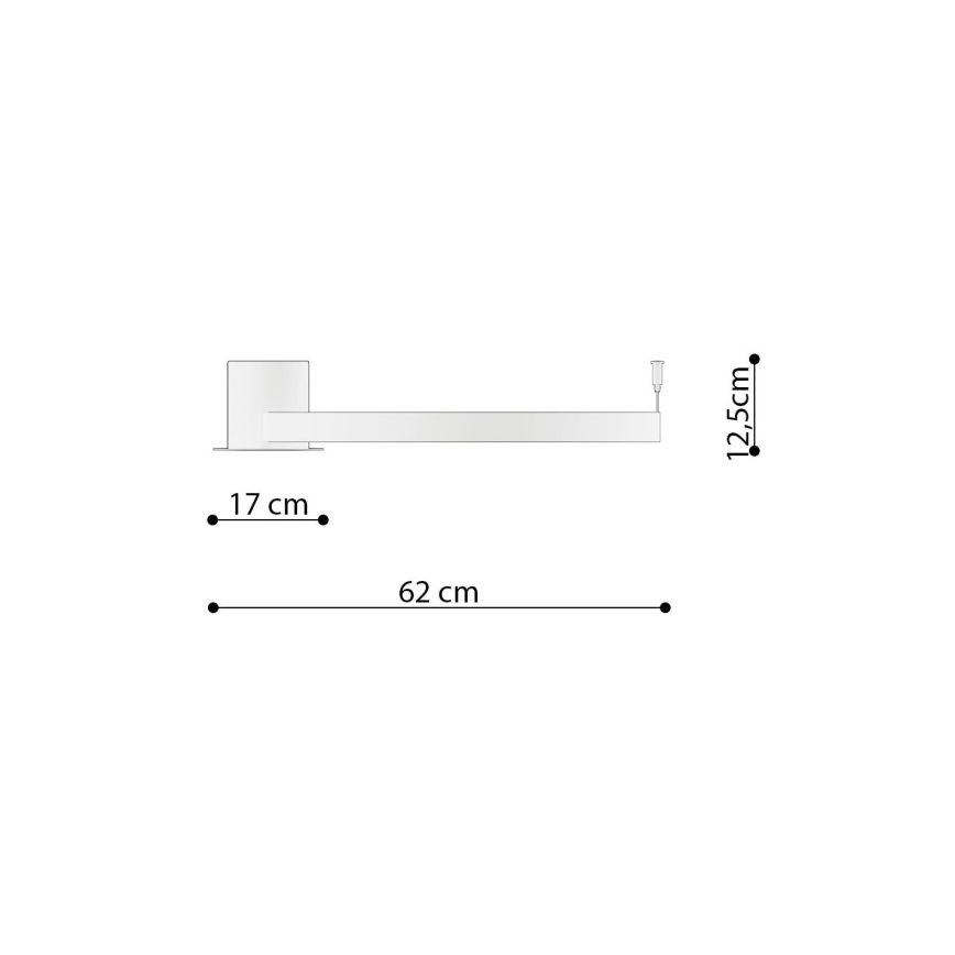 Thoro TH.222 - Plafonnier RIO LED/30W/230V CRI 90 3000K d. 55 cm doré