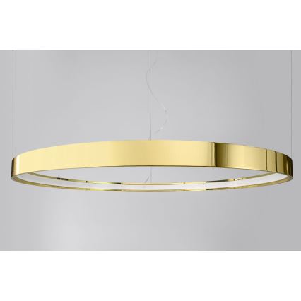 Thoro TH.246 - Lampadario LED a sospensione con filo RIO LED/50W/230V CRI 90 3000K diametro 78 cm oro