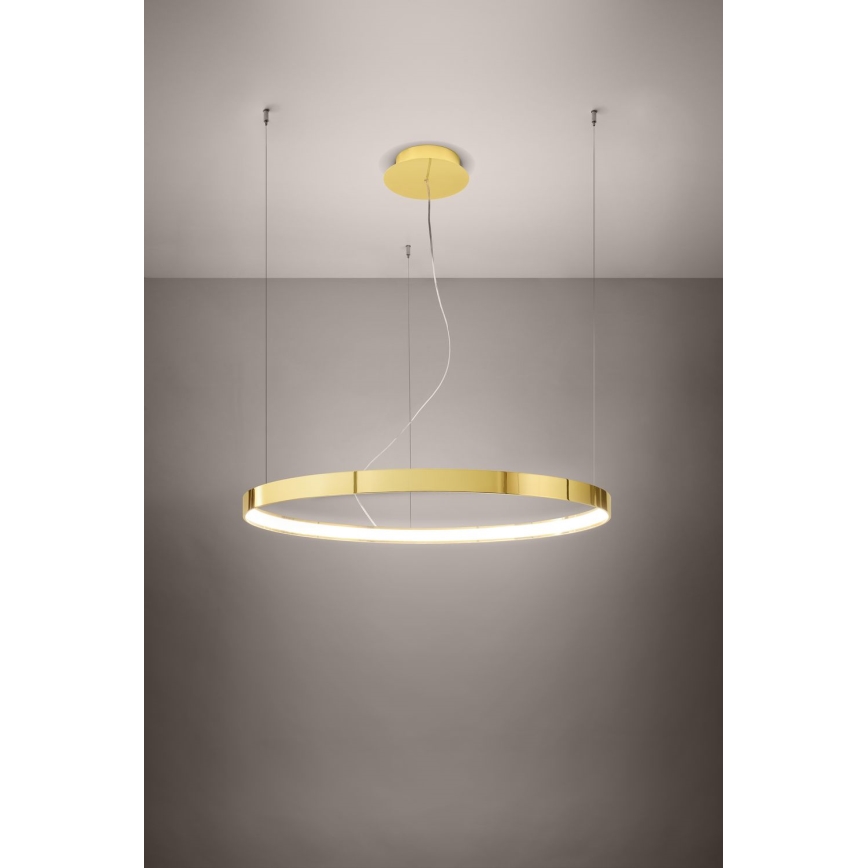 Thoro TH.246 - LED-Hängeleuchte RIO LED/50W/230V CRI 90 3000K d 78 cm golden