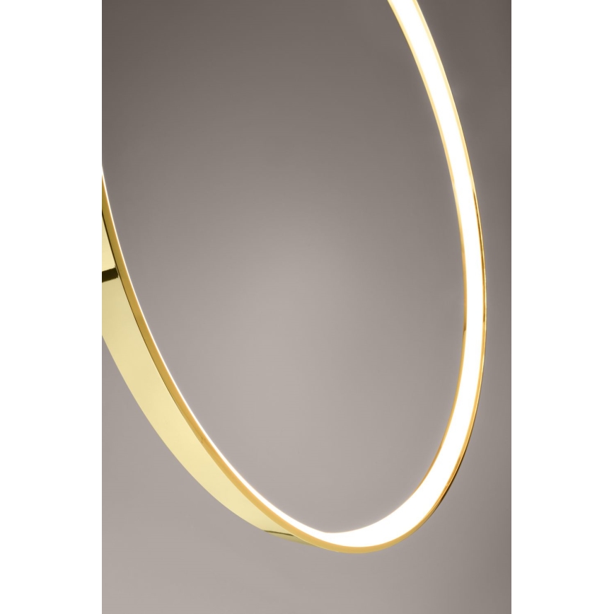 Thoro TH.248 - Lampadario LED a sospensione con filo RIO LED/50W/230V CRI 90 3000K diametro 78 cm oro