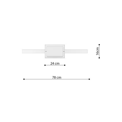 Thoro TH.248 - Lampadario LED a sospensione con filo RIO LED/50W/230V CRI 90 3000K diametro 78 cm oro