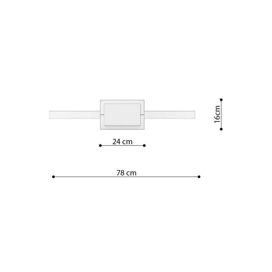 Thoro TH.248 - Lampadario LED a sospensione con filo RIO LED/50W/230V CRI 90 3000K diametro 78 cm oro