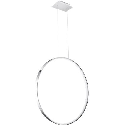 Thoro TH.249 - Lampadario LED a sospensione con filo RIO LED/50W/230V CRI 90 4000K diametro 78 cm cromo lucido