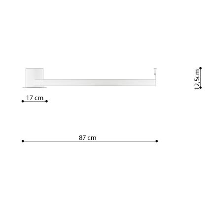 Thoro TH.252 - Plafoniera LED RIO LED/50W/230V CRI 90 3000K diametro 78 cm oro