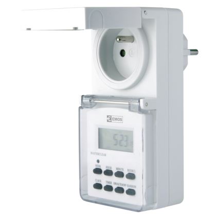 Timer digitale per esterni 230V/16A IP44