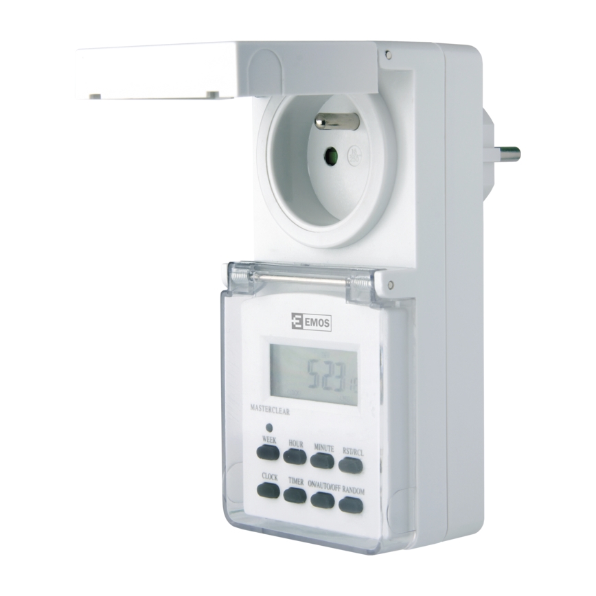 Timer digitale per esterni 230V/16A IP44