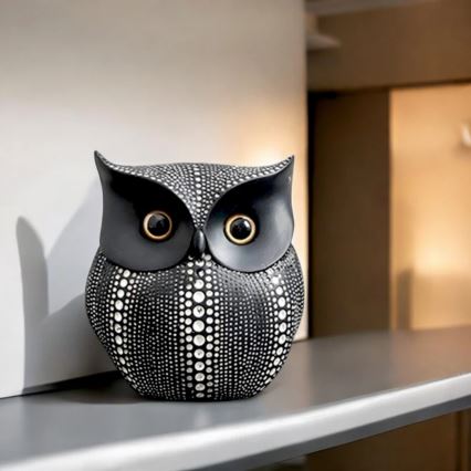 Tischdekoration, 15 cm, schwarz