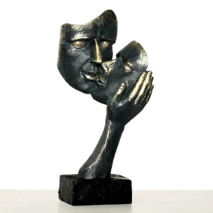 Tischdekoration 35 × 22 × 13 cm, aus Harz mit Patina