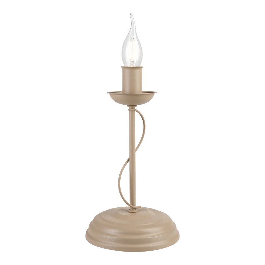 Tischlampe ANTON 1xE14/60W/230V beige