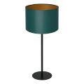Tischlampe ARDEN 1xE27/60W/230V Ø 25 cm grün/gold