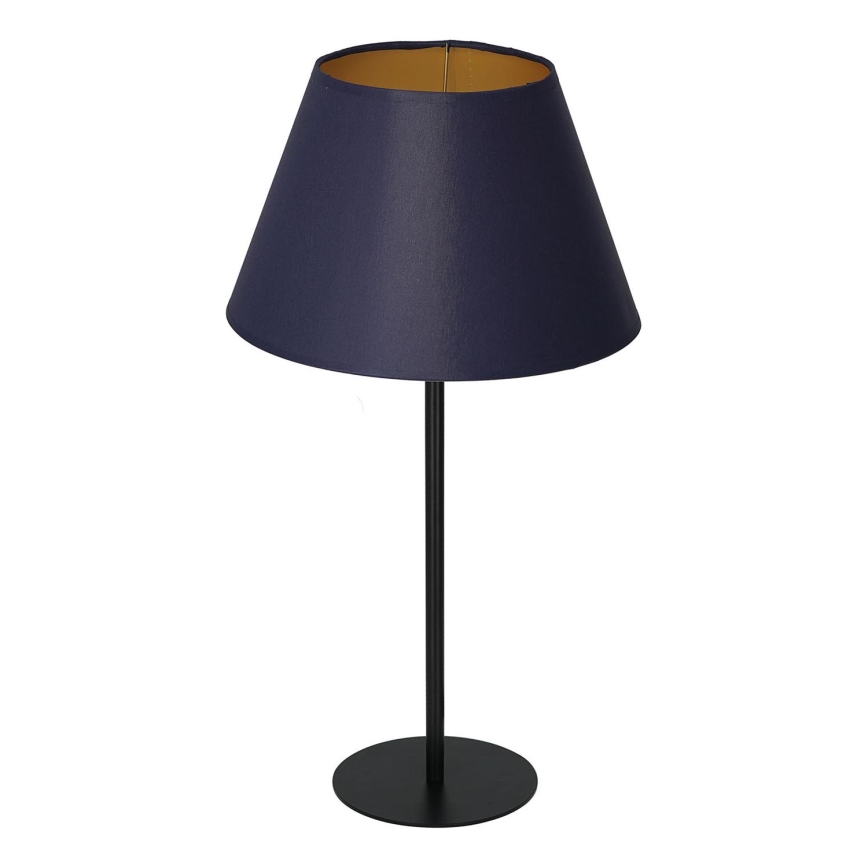 Tischlampe ARDEN 1xE27/60W/230V Ø 30 cm lila/gold